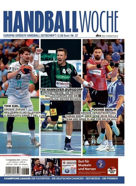 Handballwoche – 12 September 2023 Cover