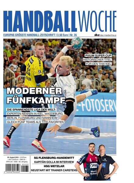 Handballwoche – 29 August 2023 Cover