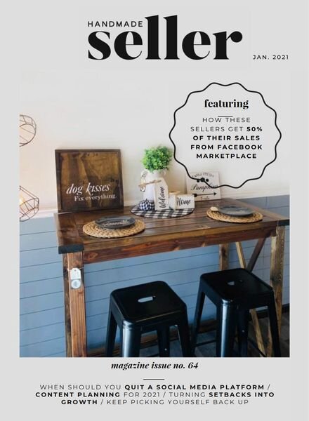 Handmade Seller – January 2021 Cover