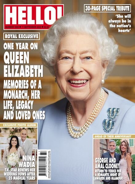 Hello! Magazine UK – Issue 1805 – 11 September 2023 Cover