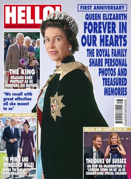 Hello! Magazine UK – Issue 1806 – 18 September 2023 Cover