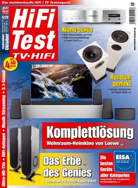 HiFI Test TV HiFi – September-Oktober 2023 Cover