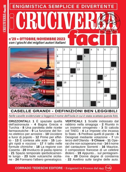 I Cruciverba Facili – Ottobre-Novembre 2023 Cover