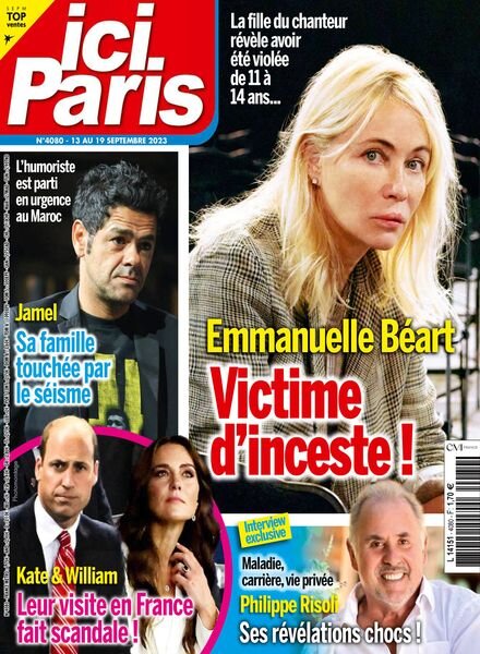 Ici Paris – 13 Septembre 2023 Cover