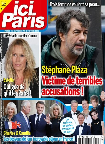 Ici Paris – 27 Septembre 2023 Cover