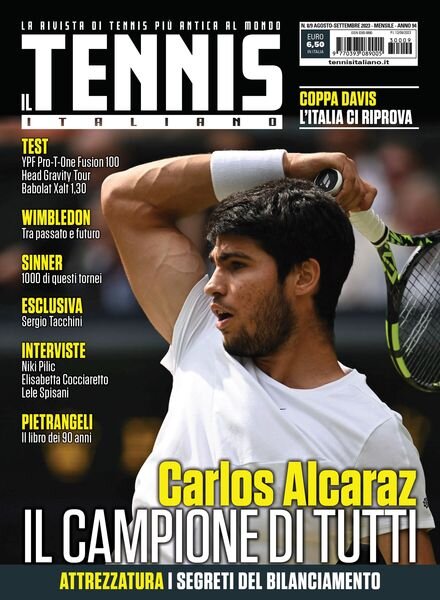 Il Tennis Italiano – Agosto-Settembre 2023 Cover
