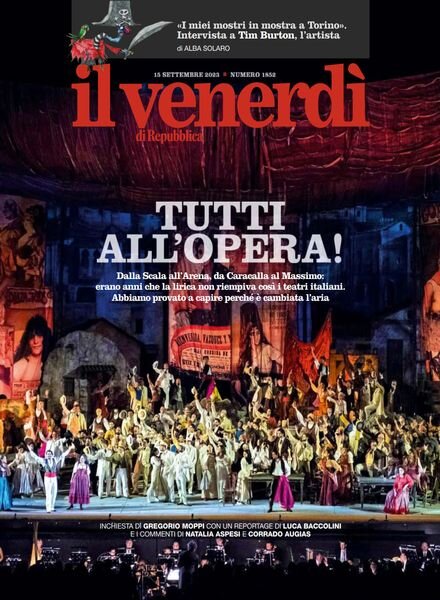 Il Venerdi di Repubblica – 15 Settembre 2023 Cover