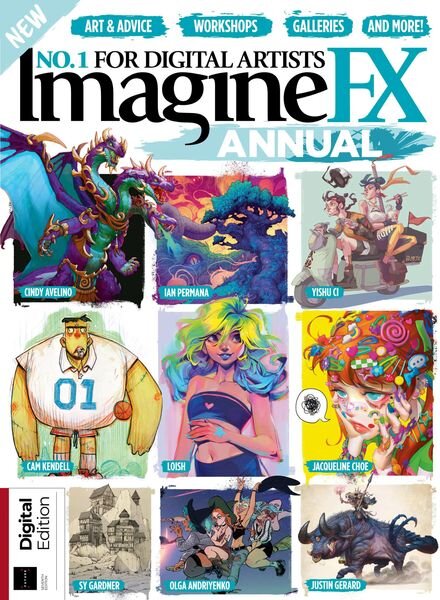 ImagineFX Annual – Volume 7 – August 2023 Cover