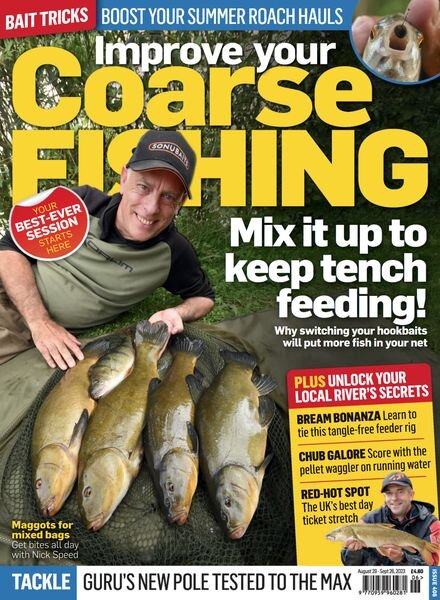 Improve Your Coarse Fishing – Issue 406 – August 29 2023 Cover