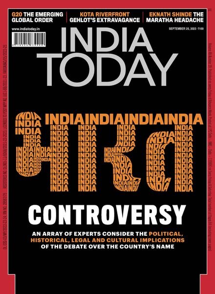 India Today – September 25 2023 Cover