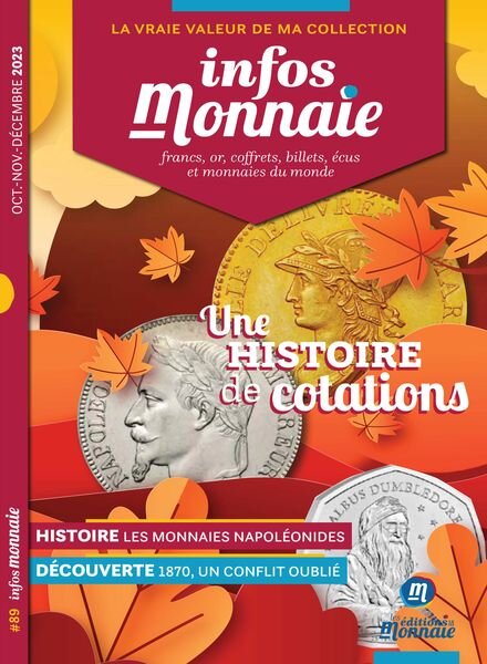 Infos Monnaie – Octobre-Decembre 2023 Cover