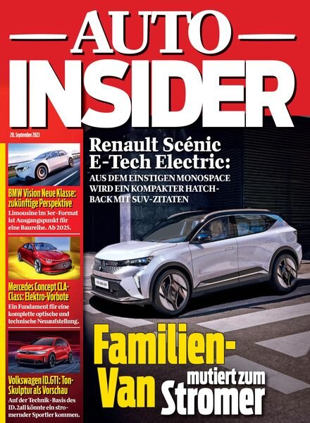 Insider Austria – 20 September 2023 Cover