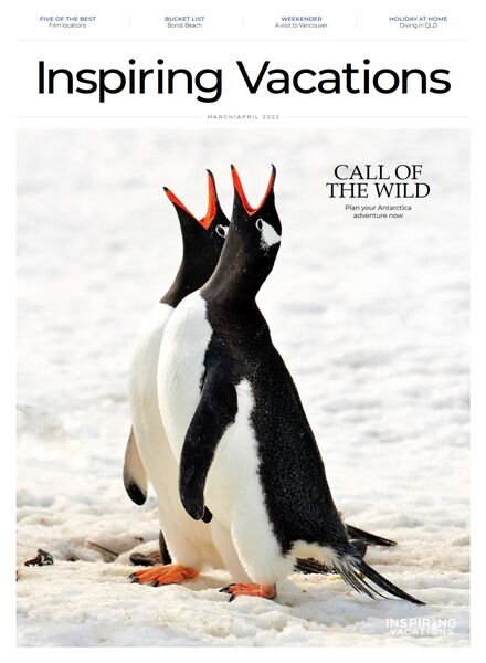 Inspiring Vacations Magazine – Issue 10 – March-April 2022 Cover