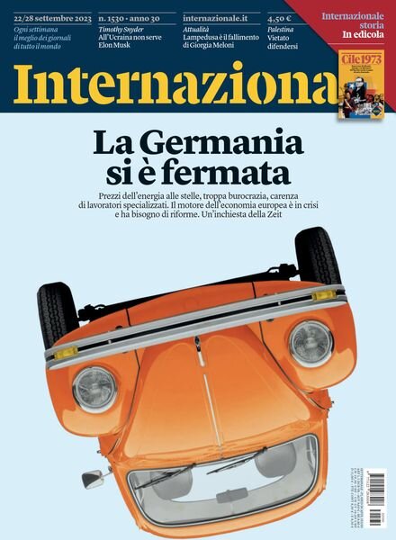 Internazionale – 22 Settembre 2023 Cover