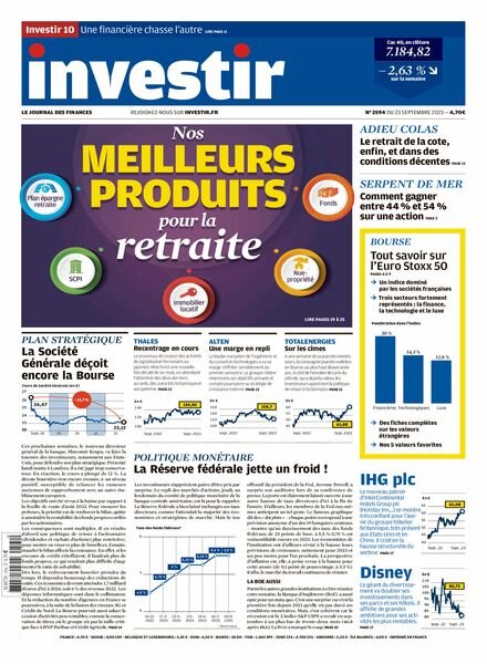 Investir – 23 Septembre 2023 Cover
