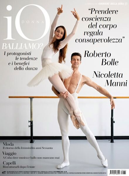 Io Donna del Corriere della Sera – 2 Settembre 2023 Cover