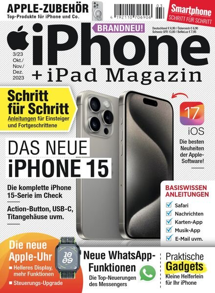 iPhone + iPad Magazin – Oktober-November-Dezember 2023 Cover
