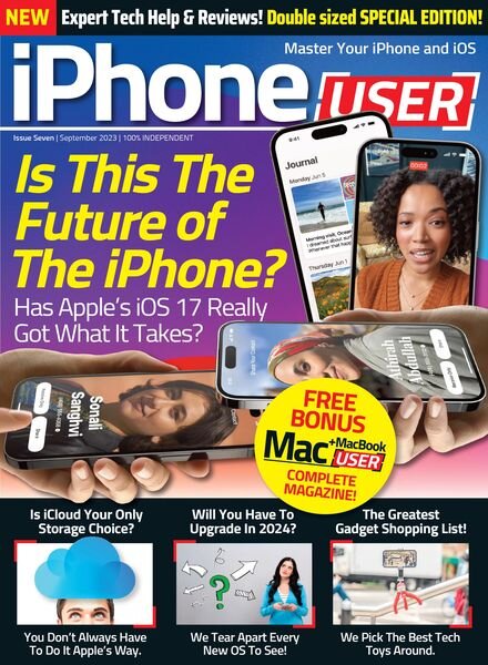 iPhone User – Issue 7 – September 2023 Cover