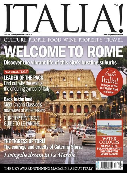 Italia! Magazine – October-November 2023 Cover