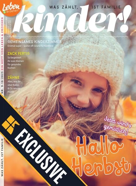 Kinder! Eltern & Familie – September-Oktober 2023 Cover