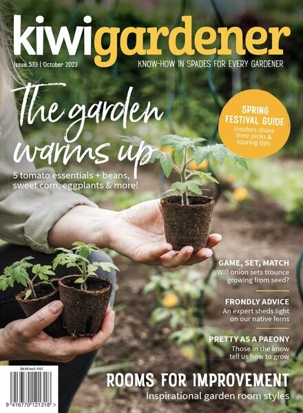 Kiwi Gardener – Issue 533 – October 2023 Cover