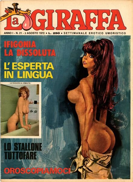 La Giraffa – N 21 – 3 Agosto 1972 Cover