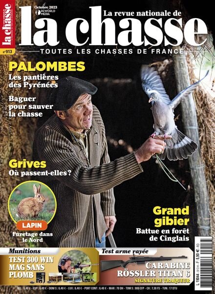 La Revue nationale de La chasse – Octobre 2023 Cover
