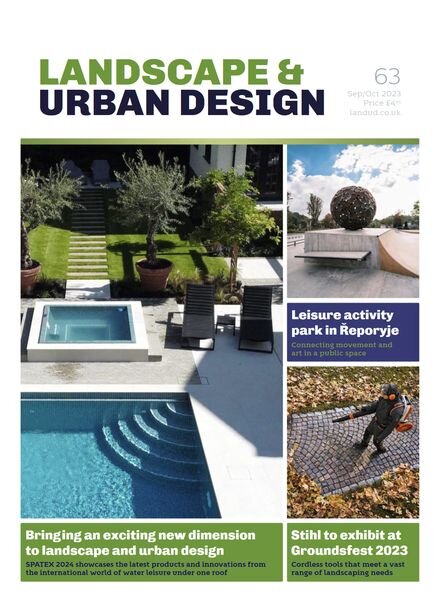 Landscape & Urban Design – Issue 63 – September 2023 Cover