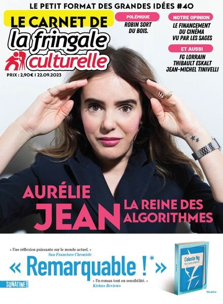 Le Carnet de La Fringale Culturelle – 22 Septembre 2023 Cover