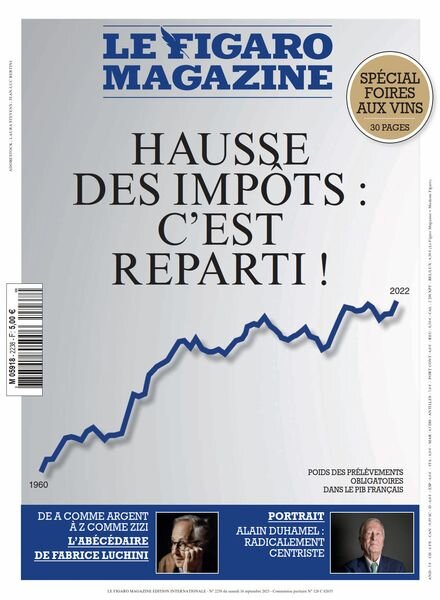 Le Figaro Magazine – 15 Septembre 2023 Cover