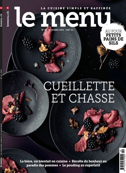 le menu edition francaise – Octobre 2023 Cover