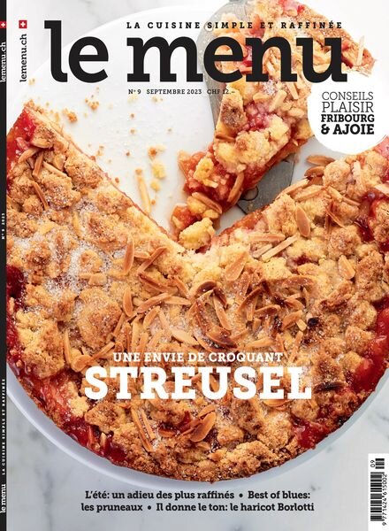 le menu edition francaise – Septembre 2023 Cover