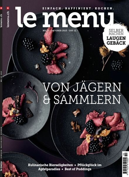 le menu – Oktober 2023 Cover