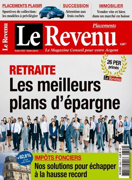 Le Revenu Placements – Octobre 2023 Cover