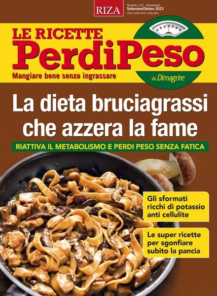 Le Ricette PerdiPeso – Settembre-Ottobre 2023 Cover