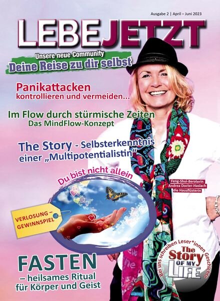 Lebe Jetzt Du bist nicht allein – April 2023 Cover