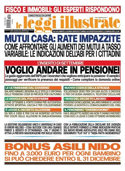Leggi Illustrate – Settembre 2023 Cover