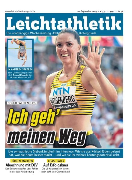 Leichtathletik – 19 September 2023 Cover