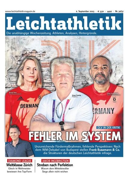Leichtathletik – 6 September 2023 Cover
