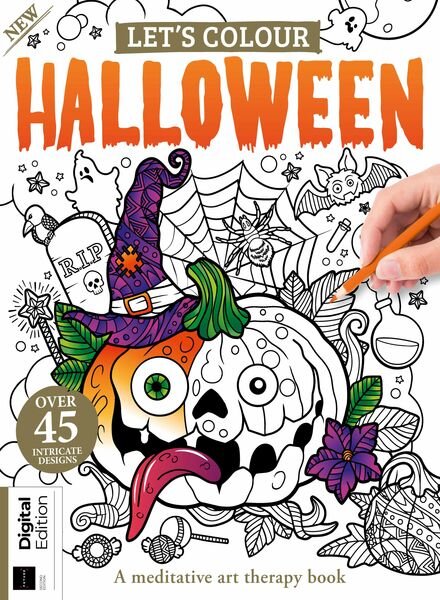 Let’s Colour – Halloween – 2nd Edition – 31 August 2023 Cover