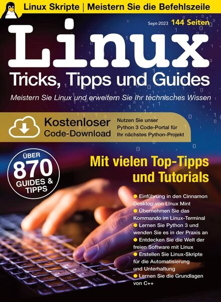 Linux Das essentielle Handbuch – September 2023 Cover
