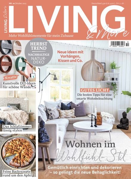 Living & More – Oktober 2023 Cover