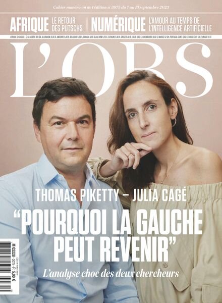 L’Obs – 7 Septembre 2023 Cover