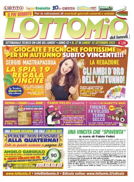 Lottomio – 25 Settembre 2023 Cover