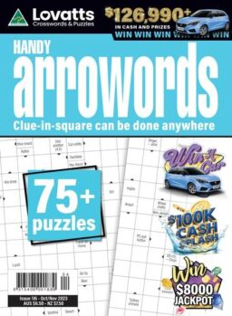 Lovatts Handy Arrowords – Issue 115 – 25 September 2023