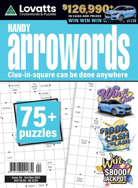 Lovatts Handy Arrowords – Issue 115 – 25 September 2023 Cover