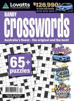Lovatts Handy Crosswords – Issue 140 – September-October 2023