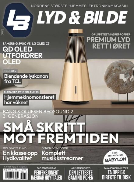 Lyd & Bilde – September 2023 Cover
