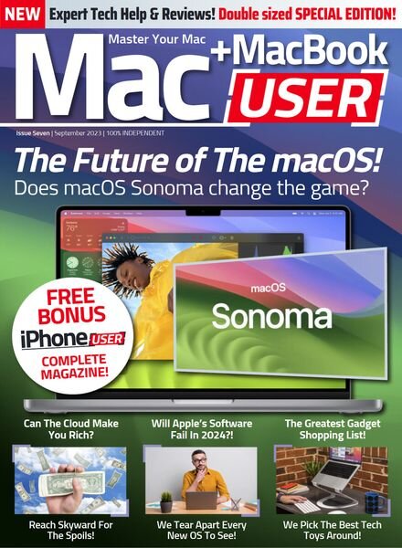 Mac & MacBook User – Issue 7 – September 2023 Cover