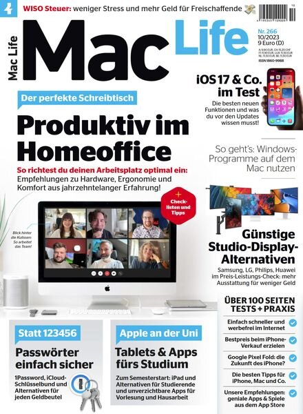 Mac Life Germany – Oktober 2023 Cover